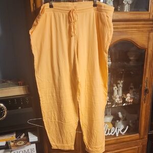 🍃3/$18🍃 GapBody Women's Bright Orange Lounge Pants B5